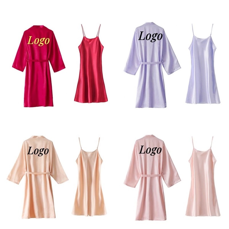 Mulheres de cetim’ s Robe Luxoso