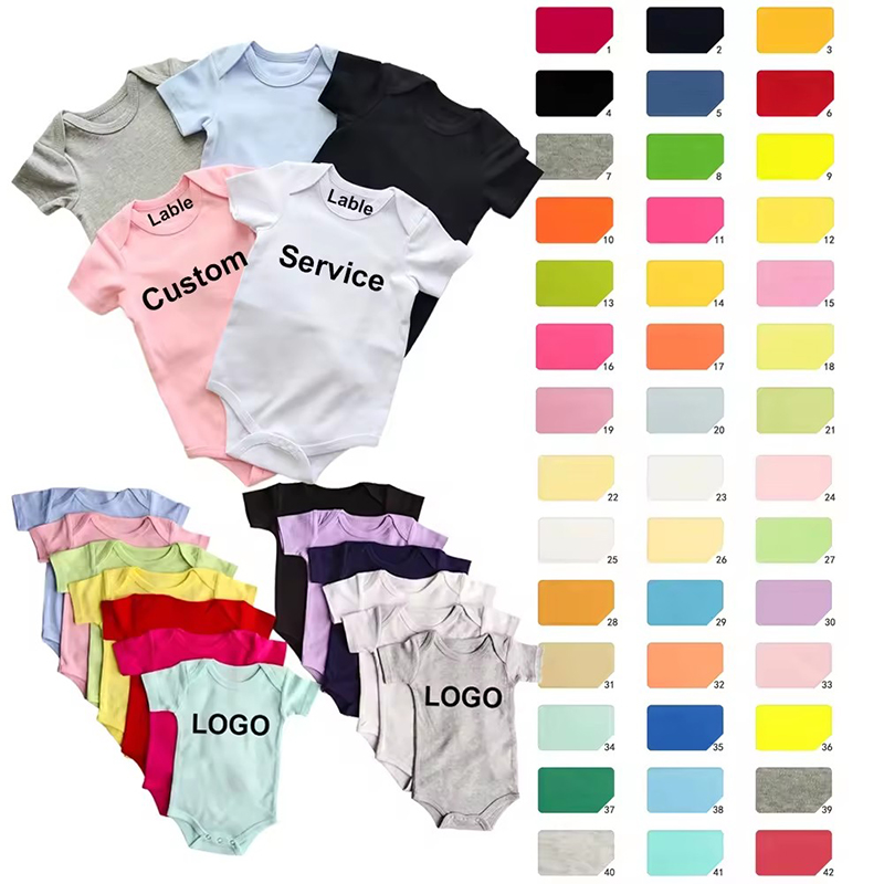 Personalizado recém-nascido bebê Onesie penteado algodão bebê menina romper infante Bodysuit